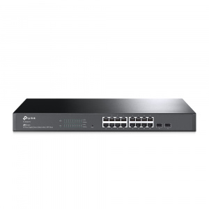 JetStream 16-портовый гигабитный Smart коммутатор TP-LINK с 2 SFP‑слотами(TL-SG2218)