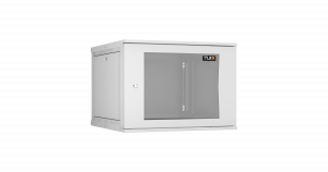 19" Настенный разборный шкаф TLK 9U Ш600хГ600мм TWI-096060-R-G-GY