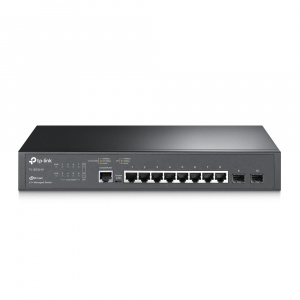 JetStream 8‑портовый гигабитный управляемый коммутатор TP-Link уровня 2+ с 2 SFP‑слотами (TL-SG3210)