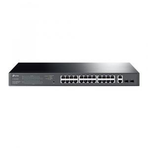 Easy Smart 28‑портовый гигабитный коммутатор TP-LINK с 24 портами PoE+ (TL-SG1428PE)