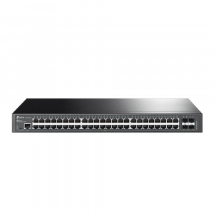 JetStream 48-портовый гигабитный управляемый коммутатор уровня TP-LINK 2+ с четырьмя слотами SFP+ 10 Гбит/с (TL-SG3452X)