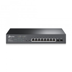JetStream управляемый гигабитный коммутатор TP-LINK на 8 портов PoE+ и 2 SFP‑слота (TL-SG2210P)