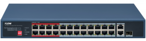 Неуправляемый коммутатор POE IFlow F-SW-EU426POE-V/L 24 порт