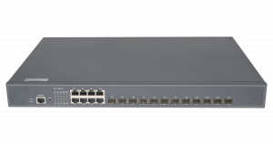 Управляемый коммутатор L3 NIKOMAX, Stack, 12 портов 1/10G BaseX SFP+, 8 портов 1000BaseT, 1 Консольный, Резервный БП (опция) GL-SW-X201-12ST