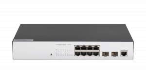 Управляемый коммутатор NIKOMAX, L2, 8 10/100/1000Мб/с BASE-T, 2 SFP 1000 Мб/с Base-X, 1 консольный порт GL-SW-G201-10
