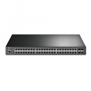 JetStream 52-портовый гигабитный управляемый коммутатор TP-LINK уровня 2+ с 48 портами PoE+ (TL-SG3452P)