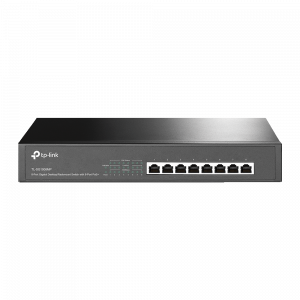 TP-link 8-портовый настольный/монтируемый в стойку гигабитный коммутатор с 8 портами PoE+ (TL-SG1008MP)