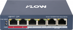 Управляемый коммутатор POE IFlow F-SW-EM206POE-VM/L 4 порта