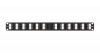 Неэкранированная патч-панель с угловыми портами, 24 порта, 19", 1U, категория 6 (NMC-RP24UE2-AN-1U-BK)