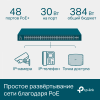 JetStream 52-портовый гигабитный управляемый коммутатор TP-LINK уровня 2+ с 48 портами PoE+ (TL-SG3452P)