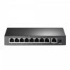 TP-link 9-портовый настольный 10/100 Мбит/с коммутатор с 8 портами PoE+ (TL-SF1009P)