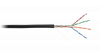 Кабель NETLAN U/UTP 4 пары, Кат.5e, CCA, внешний, 305м CCA-UU004-5E-PE-BK